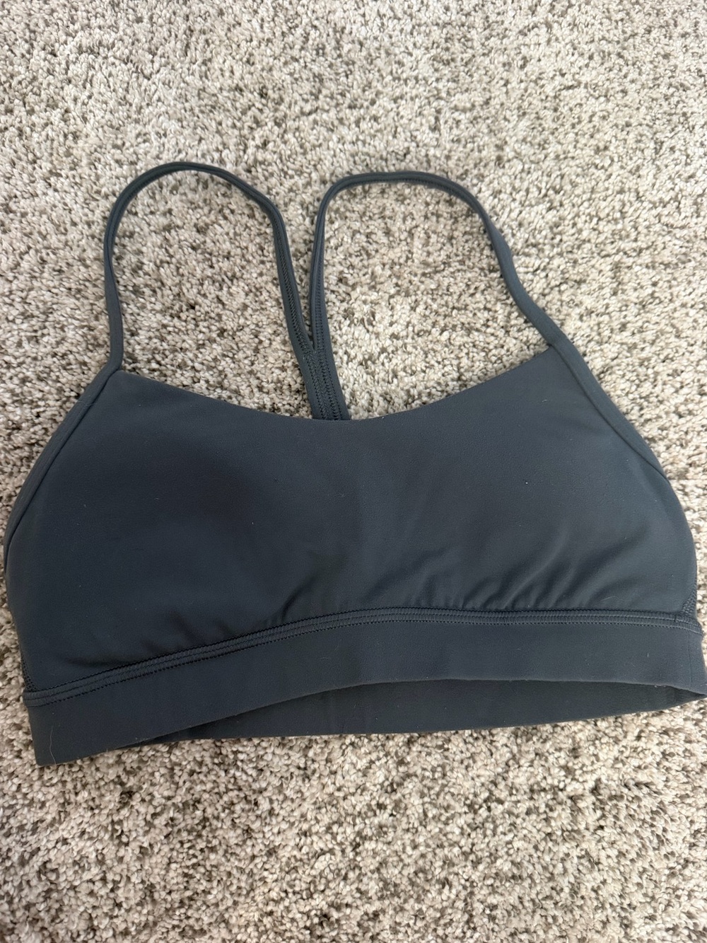 lululemon athletica Black Strappy Sports Bra